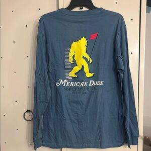 Simply Southern Men's Blue Graphic Shirt